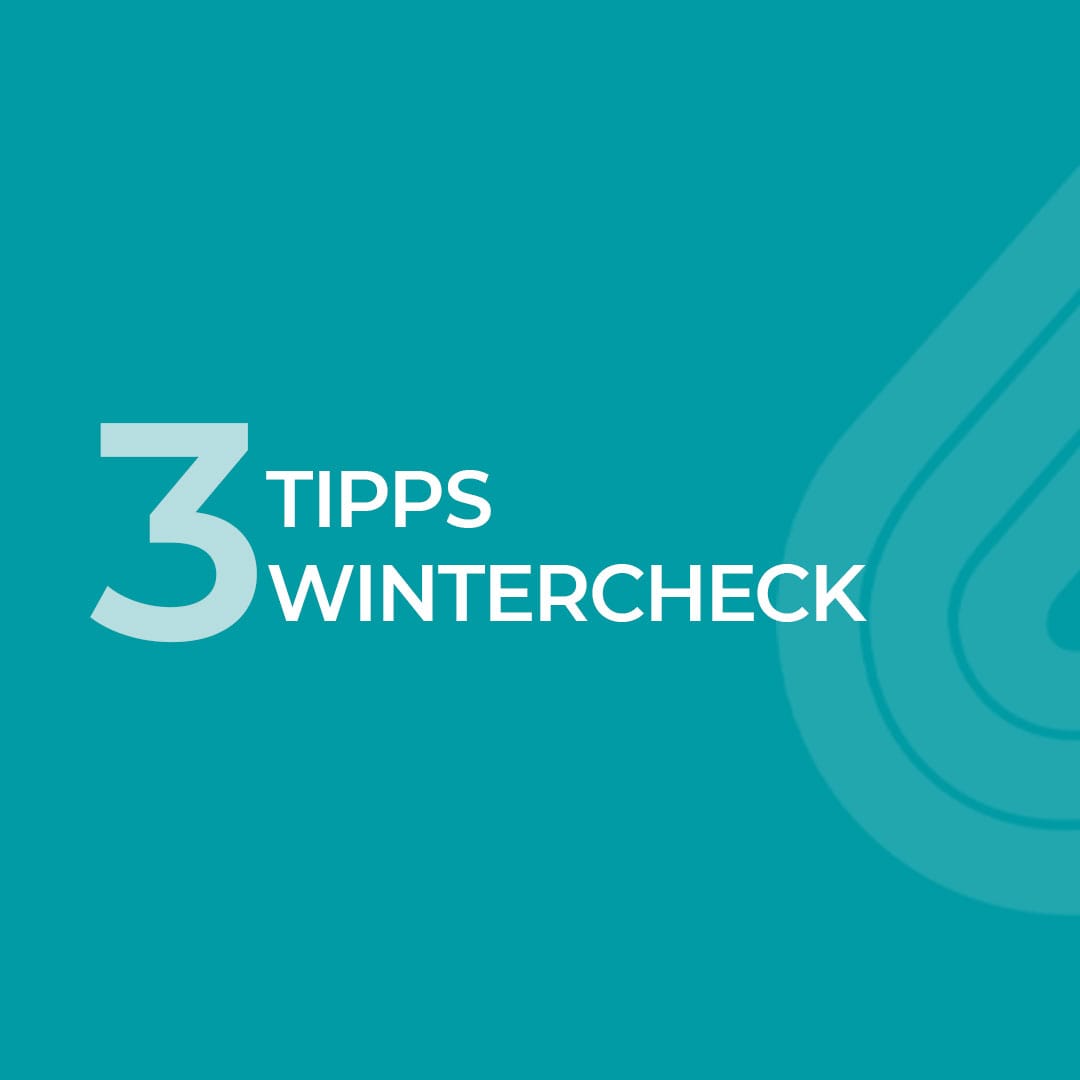 Erst Frühjahrsputz – jetzt Wintercheck